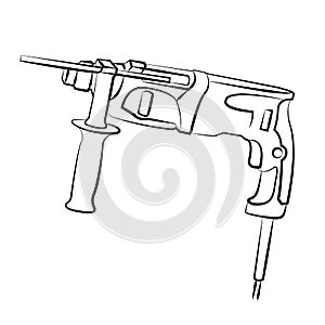 Perforator. Power tool for repair and construction